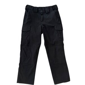 URBAN PATROL Men Black Cargo Pants Style 3UP 3908 Size 32 Polyester Cotton Blend